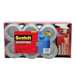 Scotch&reg; Packaging Tape, 1.88 Inches x 54.6 Yards, 12-Pack (3850-12BD)