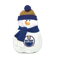 Edmonton Oilers 22" Plush Snowman Pillow - NHL Hockey
