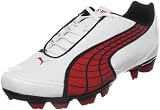 PUMA Men's V5.10 II I FG Soccer Cleat,White/Pompeian Red/Black,11 D US