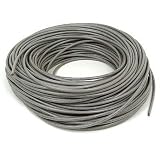 1000ft Gray Cat5e Bulk Cable Plenum 4pr Solid 24 Awg UTP