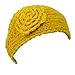 Wrapables Hand Knit Floral Headband