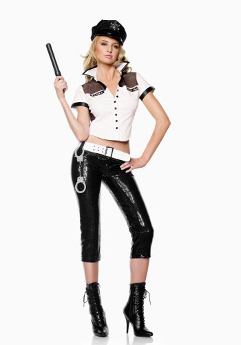 5PC Cuff Me Cutie - Police Sexy Holiday Party Costume