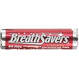 Breath Savers Cinnamon Mint Candy, Sugar Free Mints with Neutrazin, 24 Rolls