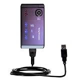 Classic Straight USB Cable for the Sony Ericsson w380i with Power Hot Sync and Charge capabilities - Gomadic Brand w/ TipExchange Technology