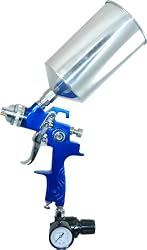 TCP Global&reg; Brand Professional HVLP Spray Gun with 1.8mm Fluid Tip and Regulator