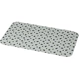 PETCO Recycled Pet Placemat in Cream Paw Print, Large, Color:Off-White
