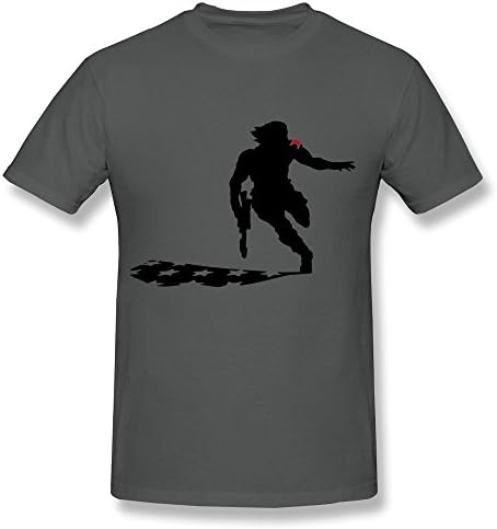 ULGCT Winter Soldier Bucky Barnes Mens Fashion T Shirt DeepHeather