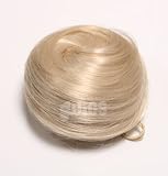 Light Blonde Sleek Clip In Hair Bun