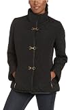 Jones New York Women's Diamond Quilted 28 1/2 Button Front Jacket with Belt