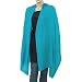 Turquoise Cashmere Pashmina Scarves Wedding Anniversary Gifts From India Size: 80 x 28 Inches