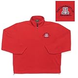Arizona Wildcats NCAA Glacier Fleece Pullover Sweatshirt (Dk Red)