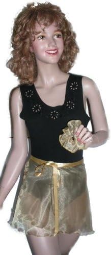 Gold Organza Wrap Ballet Skirt S/M adult