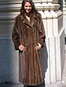 INCREDIBLE LUNARAINE MINK FUR COAT sz10 #5775
