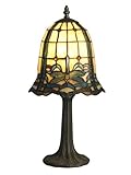 Dale Tiffany TT12231 Cabrini Mini Table Lamp, Antique Brass