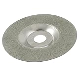 uxcell 電着切削ディスク 研削工具 ダイヤモンド被覆　機能寿命　100x0.1mm　シルバートーン