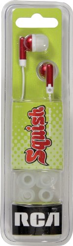 RCA HP61RD SQUISH Stereo Ear Buds Candy (Red)