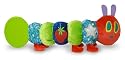 Joy Toy 551220 - Kleine Raupe Nimmersatt Greifring mit Rassel und Bei&szlig;ring 20 cm