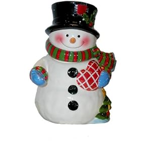 Snowman Cookie Jar by A Bountiful Harvest