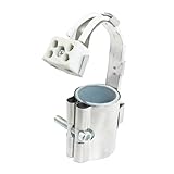 uxcell　バンドヒーター　ステンレス鋼　セラミック　ナイロン　ホワイト　シルバートーン