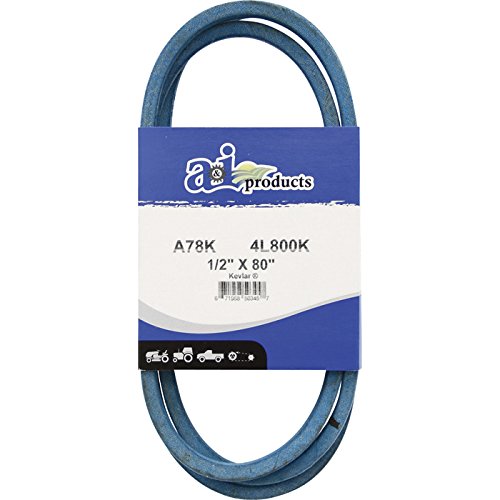 Pix A & I Products Blue Kevlar V-Belt with Kevlar Cord - 80in.L x 1/2in.W, Model# A78K/4L800K