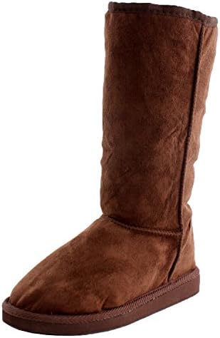 West Blvd Bogota Winter Comfort Boots, Brown Suede, 8