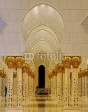 Wallmonkeys Peel and Stick Wall Decals - Interior of Grand Mosque Abu Dhabi - 24"H x 19"W Removable Graphic