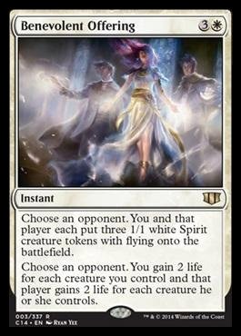 Magic: the Gathering - Benevolent Offering (003/337) - Commander 2014