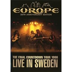 EUROPE ""THE FINAL COUNTDOWN TOUR 1986 LIVE IN SWEDEN