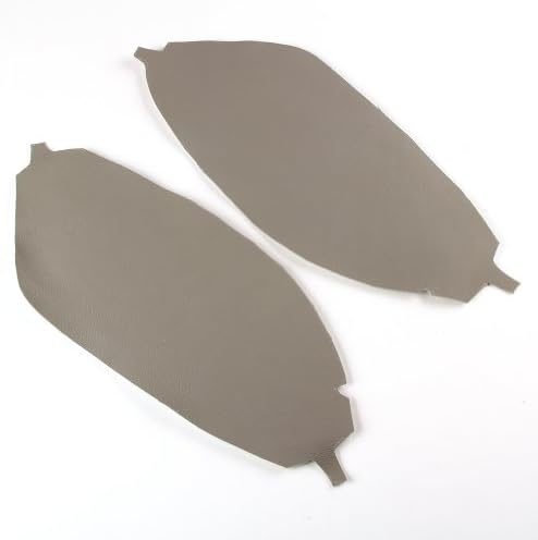 ARANA 2008-2012 Honda Accord 2pcs Grey Real Leather Front Door Panels Armrest Covers