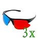 GTMax 3x 3D Red/Cyan Glasses-Frameless Buttom for watching 3D Movies - The Nightmare Before Christma