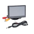 Tinxi 4,3 Zoll (10,92cm) PAL / NTSC modische Digital Mini Klar LCD TFT Display PKW Auto Monitor Kamera DVD in schwarz
