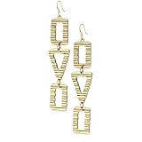 Belle Noel 14k Gold Plated Egyptian Wave Earrings