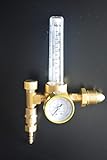 8milelake Argon CO2 Mig Tig Flow Meter Regulator Flowmeter Welding Weld Gauge