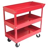 TC-302 2-Tray 1 Drawer Rolling Metal Tool Cart