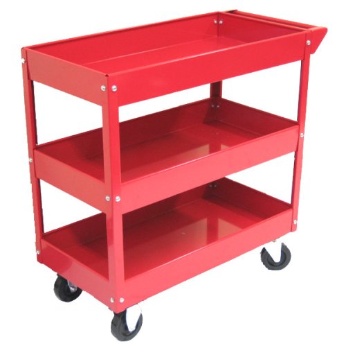 TC-302 2-Tray 1 Drawer Rolling Metal Tool Cart