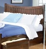 Atlantic Furniture P-96844 Manhattan Queen Headboard in Antique Walnut