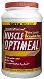 Jarrow Formulas Muscle OptiMeal Powder, Chocolate, 32 oz (Quantity of 2)