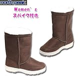 Safty Bible 女性用スノーブーツ（レディーススノトレ） ムートン風ブーツ