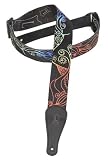 Levy's Leathers 2 Polyester Sonic Art Series Guitar Strap,