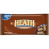 Heath Miniature Candy Bars, Milk Chocolate & English Toffee, 12-Ounce Bags (Pack of 6)
