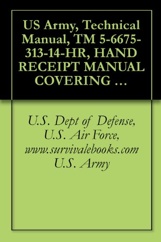 US Army, Technical Manual, TM 5-6675-313-14-HR, HAND RECEIPT MANUAL COVERING CONTENTS OF COMPONENTS OF END ITEM BASIC ISSUE ITEMS, (BII), AND ADDITIONAL