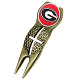 Georgia Bulldogs Gold Crosshair Divot Tool