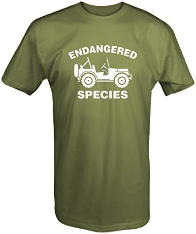 Endangered Species - Jeep Wrangler T Shirt- Large