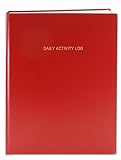 BookFactory® Daily Activity Log Book / 365 Day Log Book (384 Pages - 8 7/8