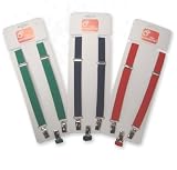 3 Pack Braces 2-4yrs Rd/Grn/Nv