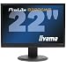 Iiyama PLB2206WS-B1 55,8 cm (22 Zoll) Widescreen TFT Monitor DVI-D, VGA (Kontrastverh�ltnis 10000:1, Reaktionszeit 2ms) schwarz