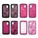 Premium Soft Durable Zebra Skin Design Silicone Skin Cover Case for LG CU920 Vu (Choose from 4 Desig