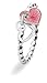 SPINNING Jewelry Damenring 925 Sterling Silber *CANDY HEART*