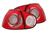 IMAGE OF 06-09 Volkswagen GTI Red/Clear LED Tail Lights