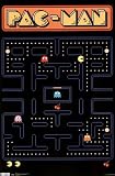 Pac-Man Board Video Game Poster Print - 22x34 custom fit with RichAndFramous Black 22 inch Poster Hangers